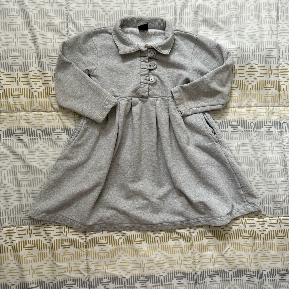 Cozy Cotton Heather Gray Kids Dress